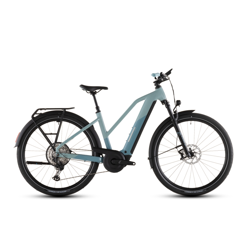 Trapézio híbrido Nuride SLX 28 '' 12V 100mm 800Wh Bosch CX Skylight'n'arubblue 2026 Tamanho XS