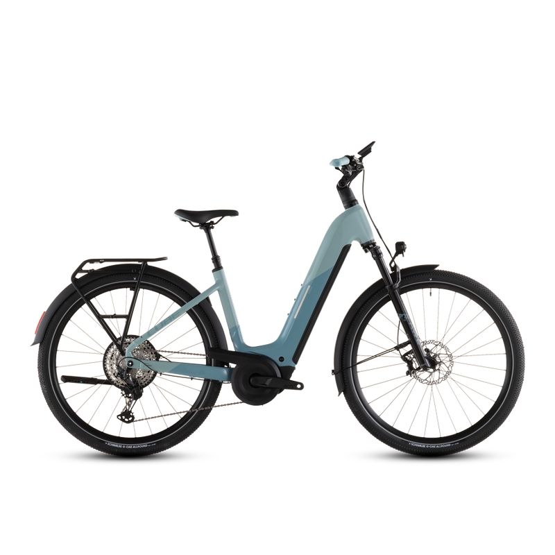 Entrada fácil de Nuride Hybrid SLX 28 '' 12V 100 mm 800wh Bosch CX Skylight'n'arubblue 2026 Tamaño X