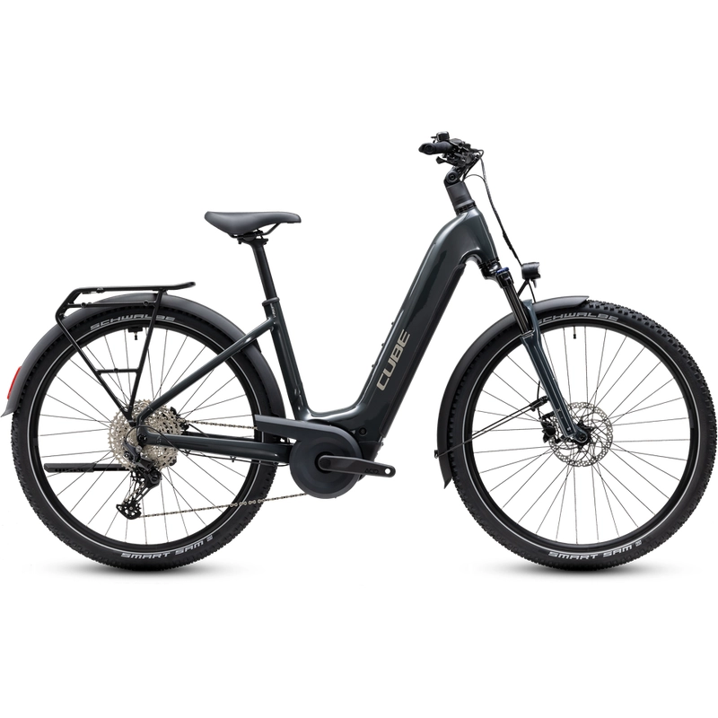 Nuride Hybrid Performance Easy Entry 28'' 12v 100mm 720Wh Bosch P L Shadowgrey'n'Grey 2027 Talla XS - image
