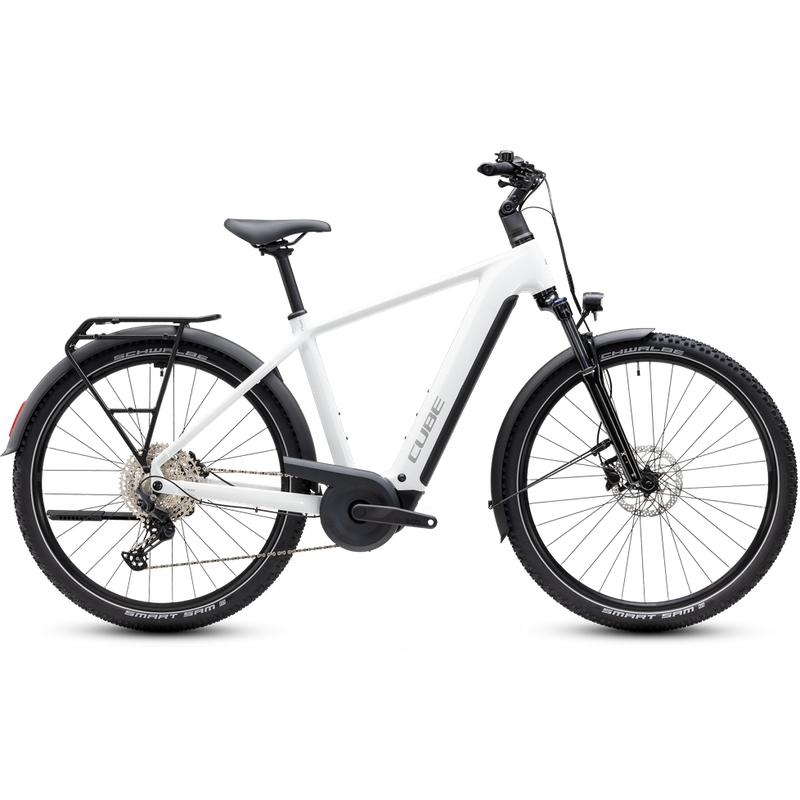 Nuride Hybrid Performance 28'' 12v 100mm 720Wh Bosch Perf Line Metallicwhite’n’Grey 2027 Taglia XL