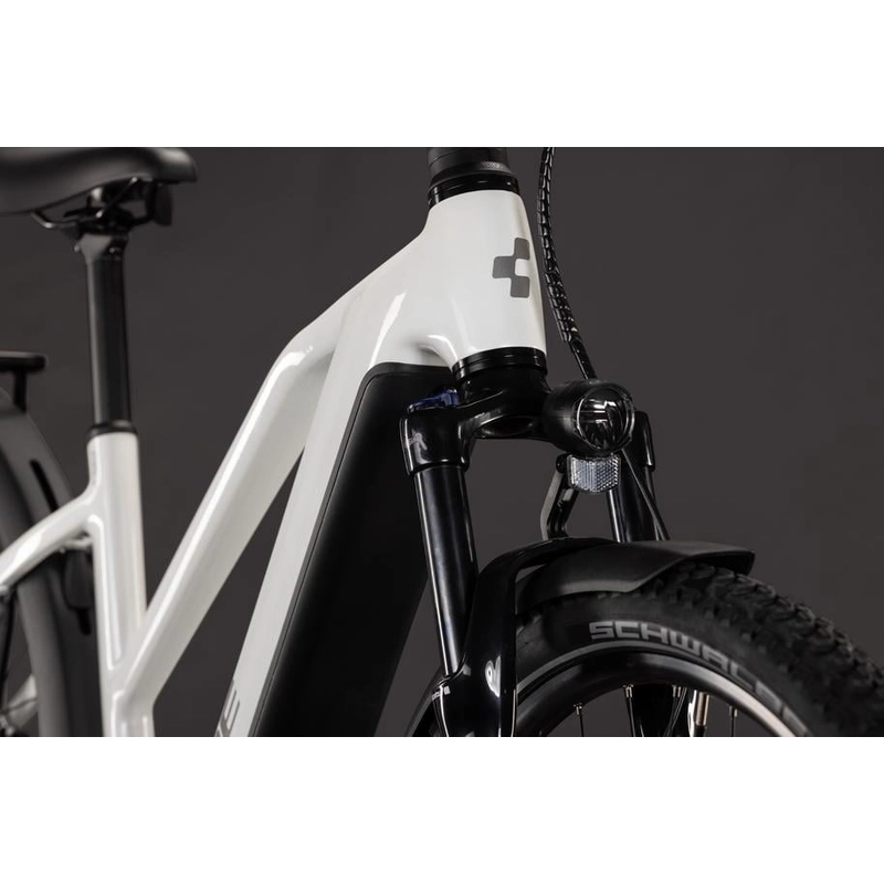 Nuride Hybrid Performance Trapeze 28'' 12v 100mm 720Wh Bosch P L Metallicwhite’n’Grey 2027 Taglia XS #4