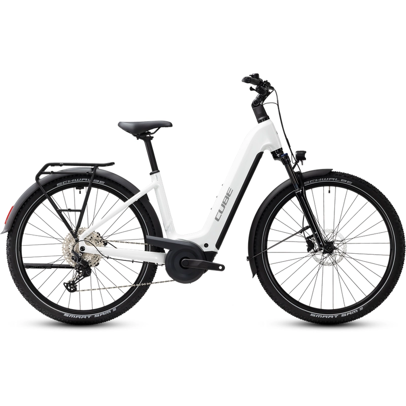 Nuride Hybrid Performance Easy Entry 28'' 12v 100mm 720Wh Bosch Metallicwhite’n’Grey 2027 Taglia XS - image