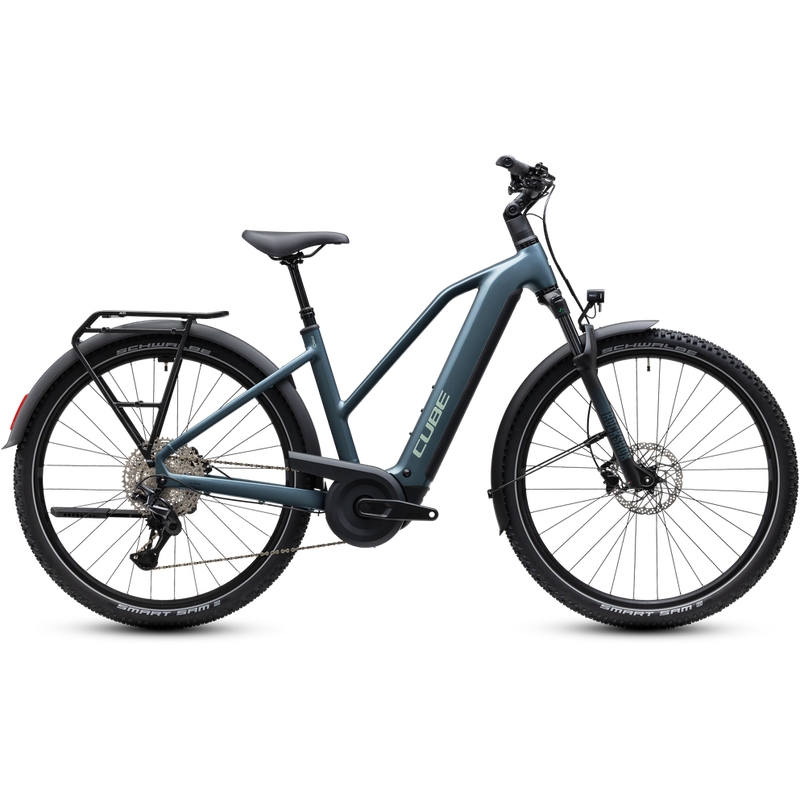 Nuride Hybrid Pro Trapeze 28'' 12v 100mm 800Wh Bosch Perf Line CX Deepteal’n’Blue 2027 Taglia XS