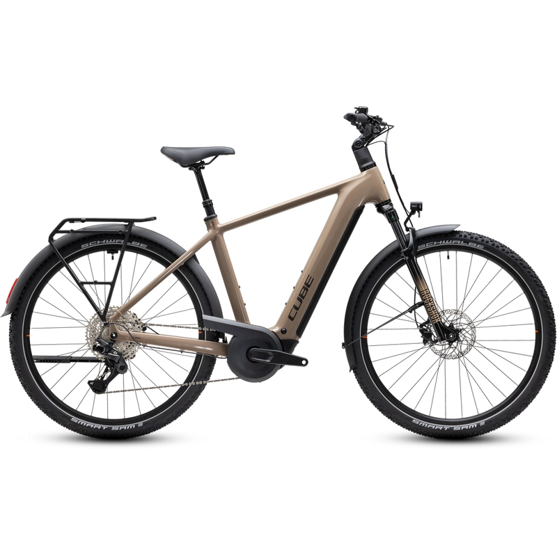 Nuride Hybrid Pro 28'' 12v 100mm 800Wh Bosch Performance Line CX Cappuccino’n’Black 2027 Taglia S - image