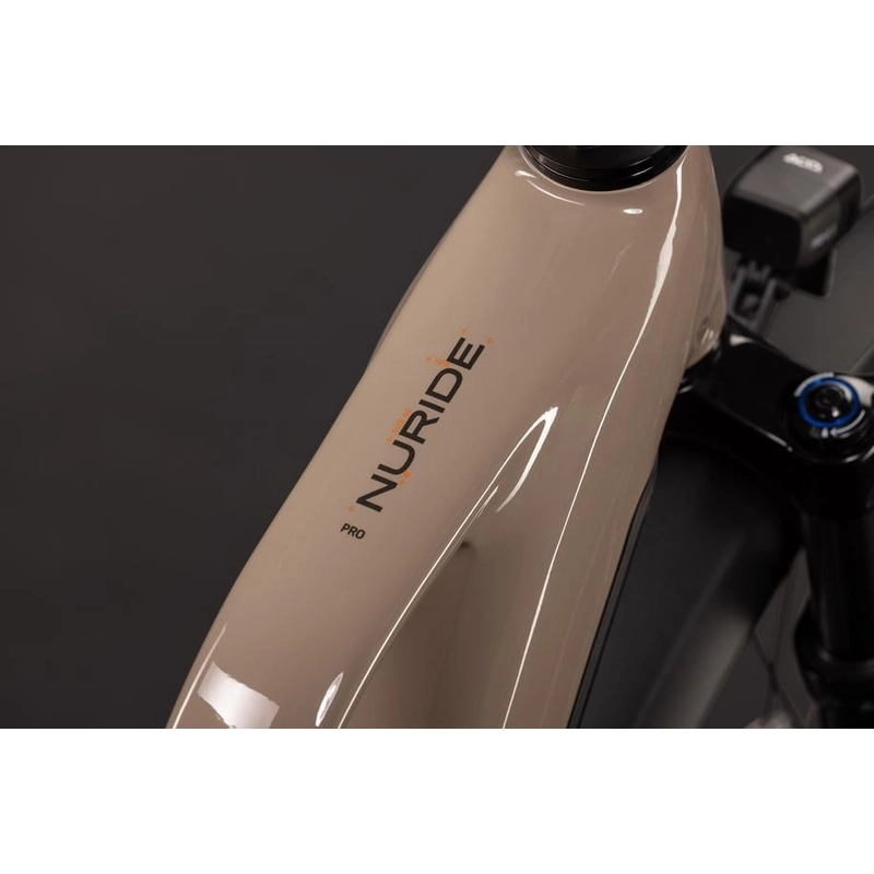 Nuride Hybrid Pro Trapeze 28'' 12v 100mm 800Wh Bosch Perf Line CX Cappuccino’n’Black 2027 Taglia XS #2