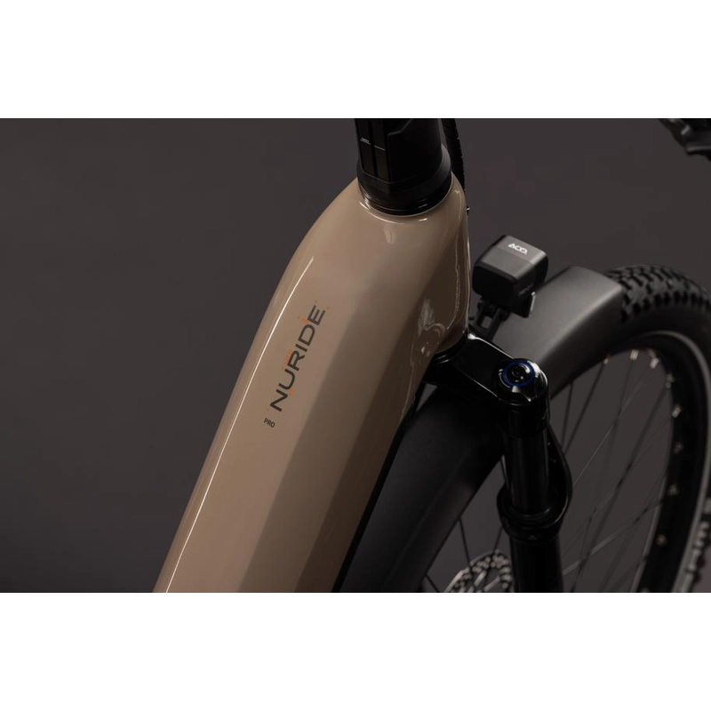 Nuride Hybrid Pro Easy Entry 28'' 12v 100mm 800Wh Bosch P Line CX Cappuccino’n’Black 2027 Taglia XS #1