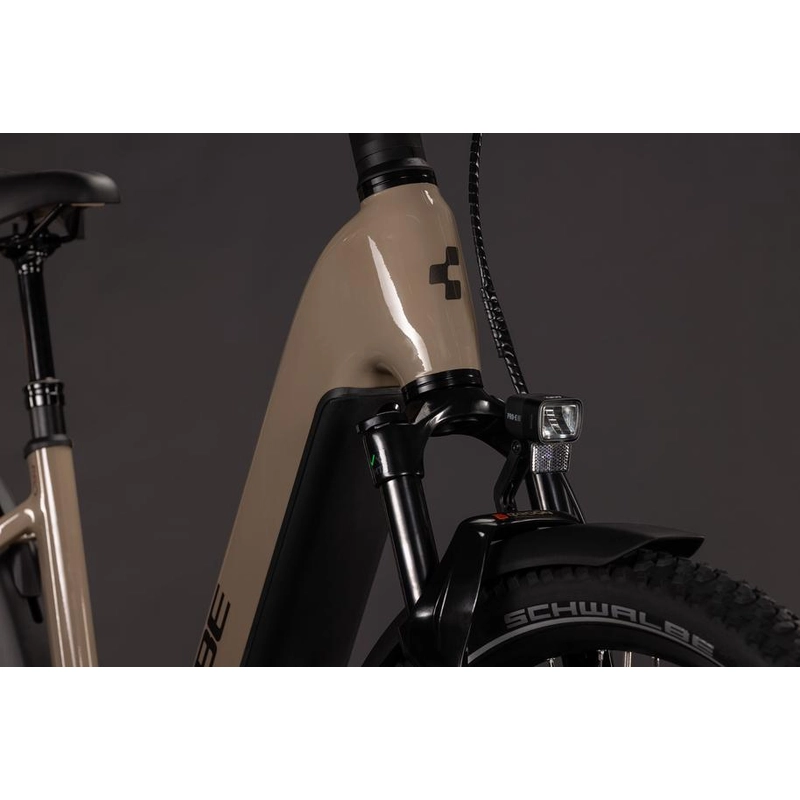 Nuride Hybrid Pro Easy Entry 28'' 12v 100mm 800Wh Bosch P Line CX Cappuccino’n’Black 2027 Taglia XS #5