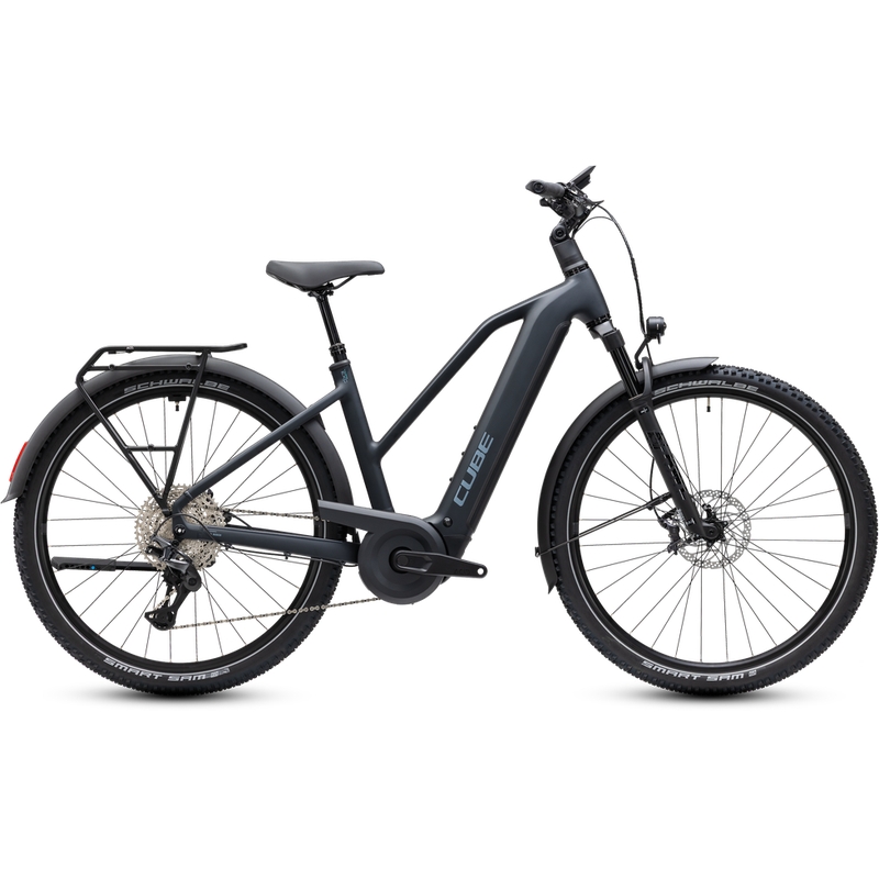 Nuride Hybrid EXC Trapeze 28'' 12v 100mm 800Wh Bosch Perf Line CX Coal’n’Chrome 2027 Taglia XS