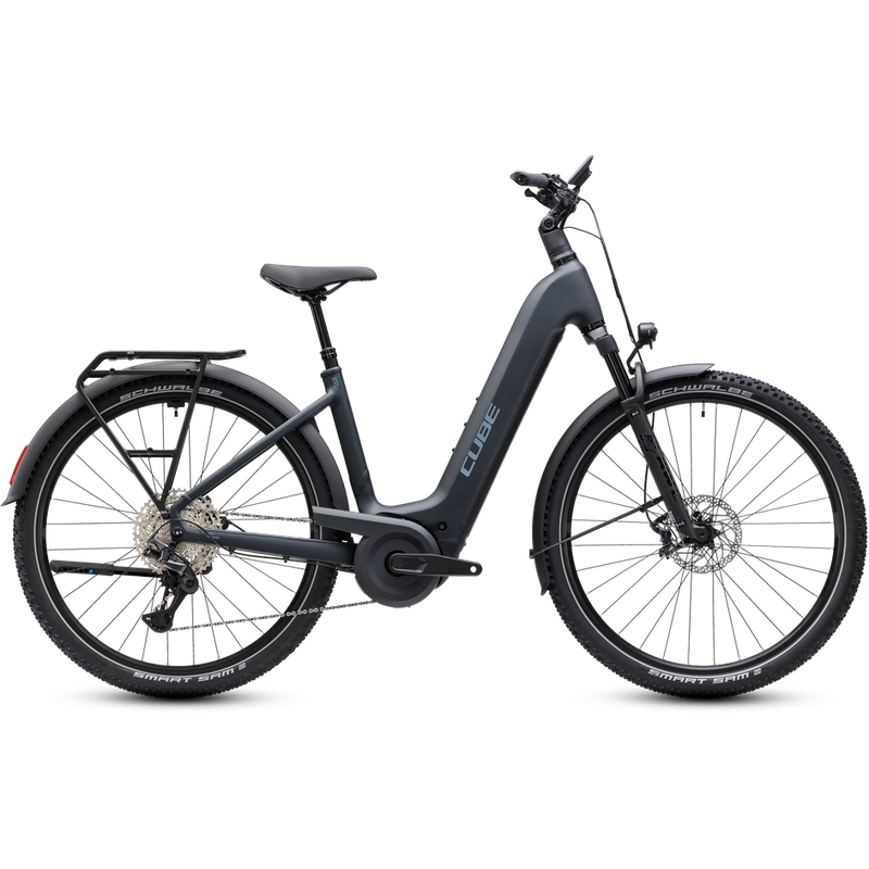 Nuride Hybrid EXC Easy Entry 28'' 12v 100mm 800Wh Bosch Perf Line CX Coal’n’Chrome 2027 Taglia XS