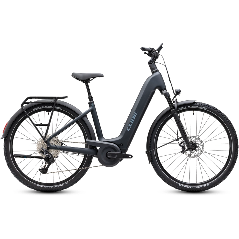 Nuride Hybrid EXC Easy Entry 28'' 12v 100mm 800Wh Bosch Perf Line CX Coal’n’Chrome 2027 Taglia L - image