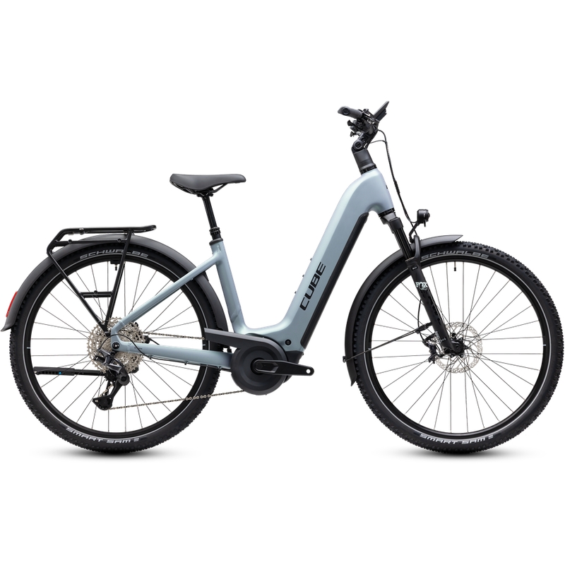 Nuride Hybrid EXC Easy Entry 28'' 12v 100mm 800Wh Bosch Perf Line CX Seagrey’n’Black 2027 Taglia XS