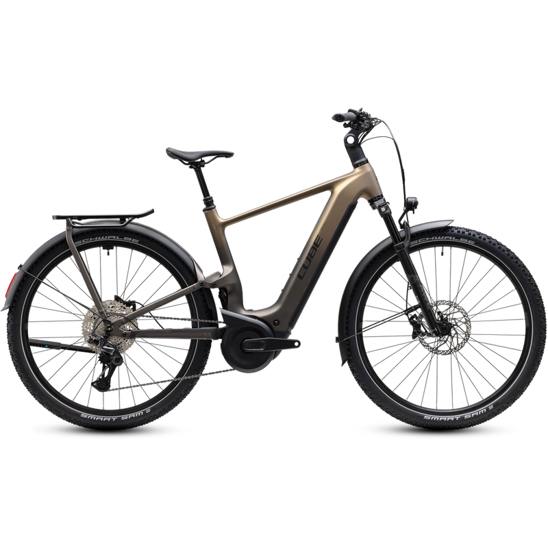 Nuride Hybrid ONE11 HPC SLX 28'' 12v 100mm 800Wh Bosch P Line CX Goldenbrown’n’Black 2027 Taglia M