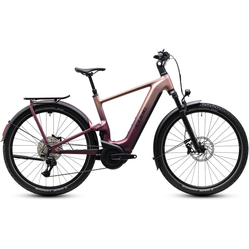 Nuride Hybrid ONE11 HPC SLX 28'' 12v 100mm 800Wh Bosch Perf Line CX Mauve’n’Black 2027 Taglia M - image