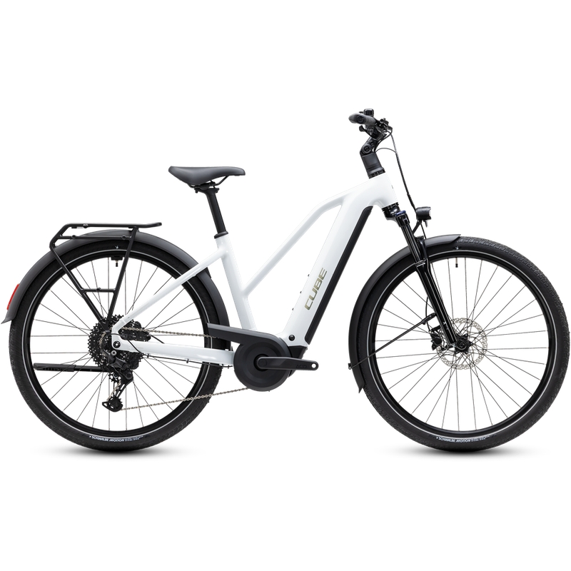Touring Hybrid ONE Trapeze 28'' 11v 100mm 600Wh Bosch P Line Metallicwhite’n’Chrome 2027 Taglia XS