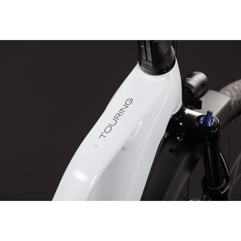 Touring Hybrid ONE Trapeze 28'' 11v 100mm 600Wh Bosch P Line Metallicwhite’n’Chrome 2027 Taglia S #1