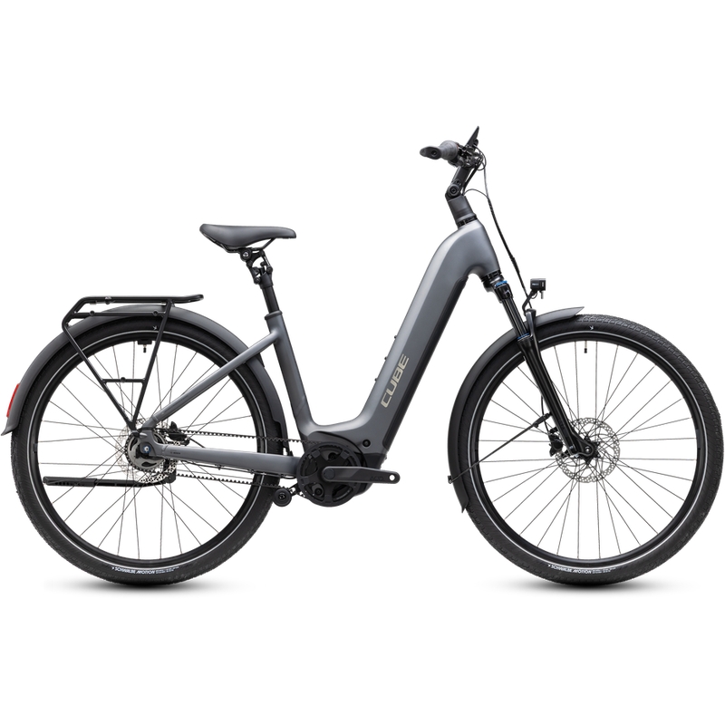 Touring Hybrid Deluxe SLX Easy Entry 28'' 1v 100mm 800Wh Bosch PX Slabgrey’n’Chrome 2027 Taglia XS