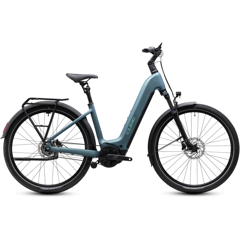 Touring Hybrid Deluxe SLX Easy Entry 28'' 1v 100mm 800Wh Bosch PX Greengranit’n’Green 2027 Taglia XS