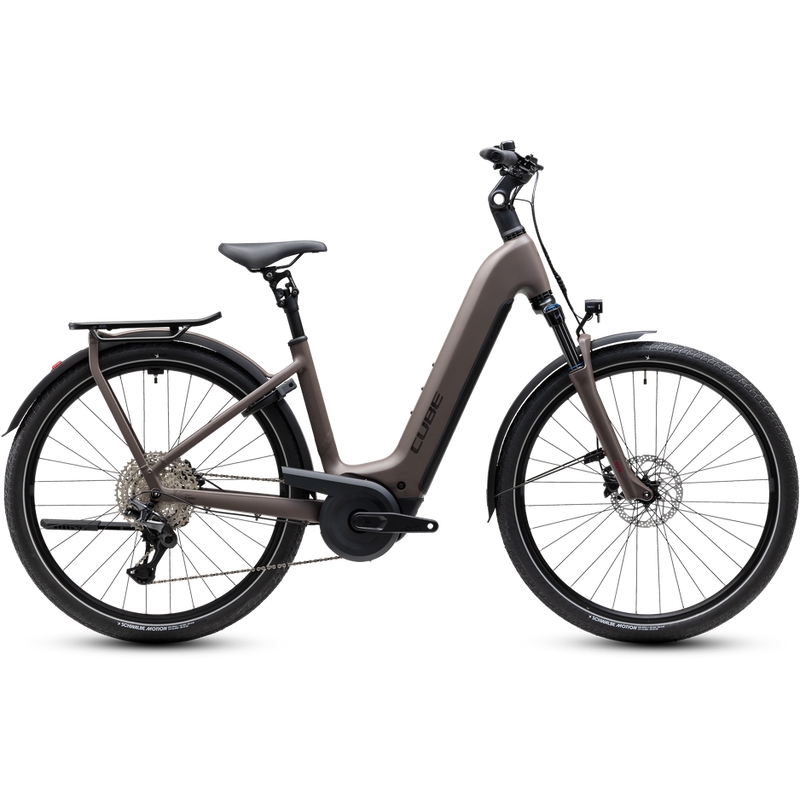 Kathmandu Hybrid ONE Easy Entry 28'' 12v 100mm 800Wh Bosch P Line CX Cedar'n'Chrome 2027 Taille XS