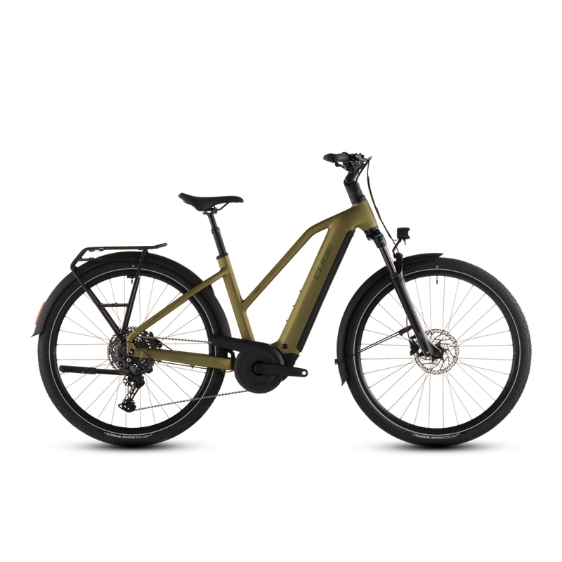 Touring Hybrid Pro trapeze 28 '' 11v 100 mm 800wh Bosch incluso PX Goldenlime'n’Black 2026 Tamaño XS