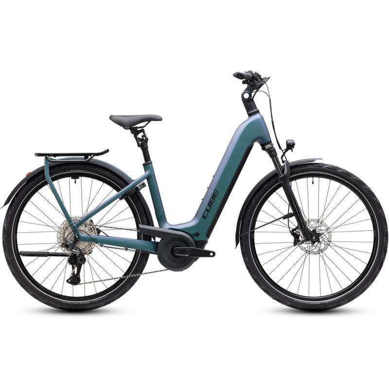 Kathmandu Hybrid Pro Easy Entry 28'' 12v 100mm 800Wh Bosch CX Smaragdgrey’n’Black 2027 Taglia S - image
