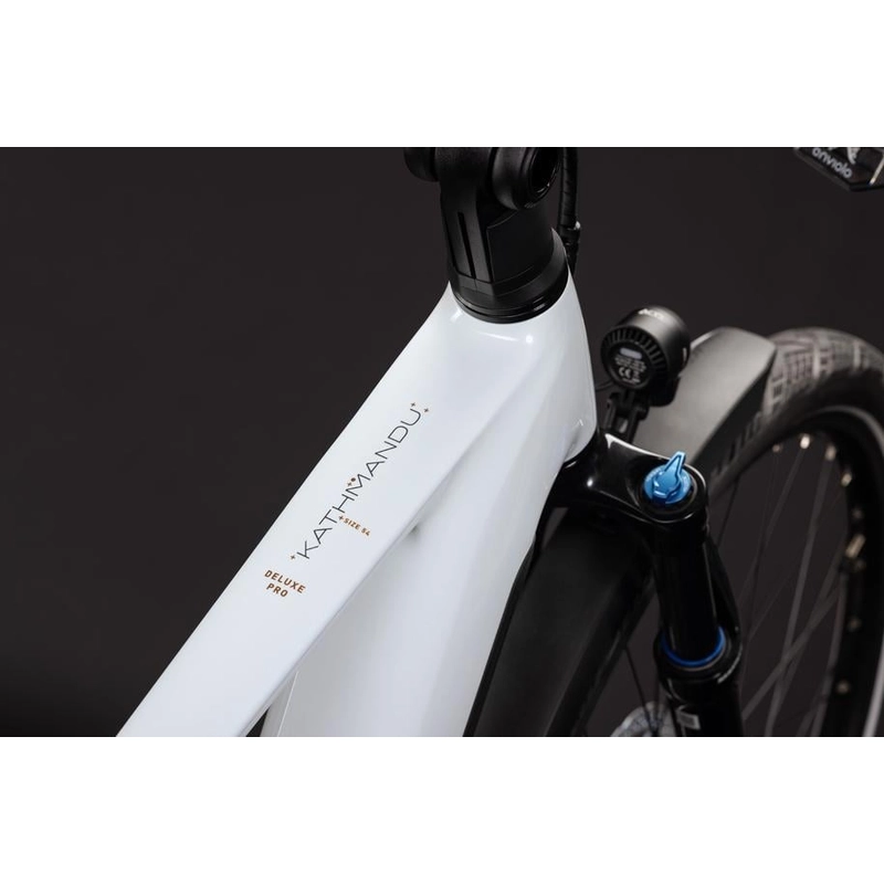 Kathmandu Hybrid Deluxe Pro 28'' 1v 100mm 800Wh Bosch CX Metallicwhite’n’Chrome 2027 Taglia L #1