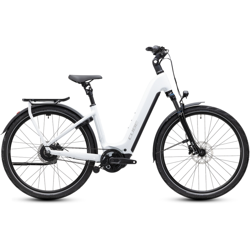 Kathmandu Hybrid Deluxe Pro Easy Entry 28'' 1v 100mm 800Wh Bosch CX Metallicwhite 2027 Taglia XS