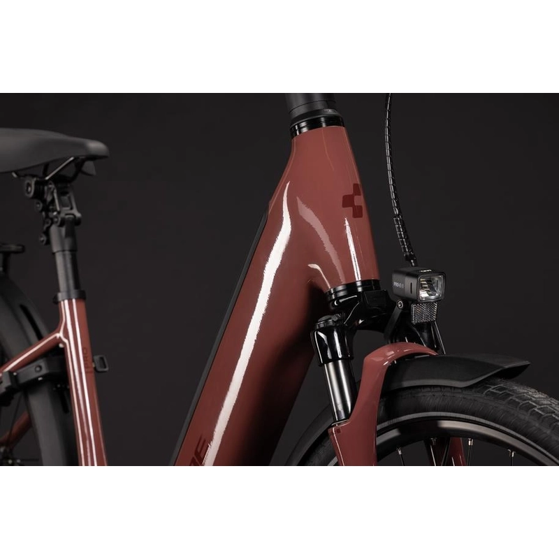 Supreme Hybrid Comfort Pro 28'' 1v 50mm 600Wh Bosch Perf Line PX Burgundy’n’Claret 2027 Taglia S #6