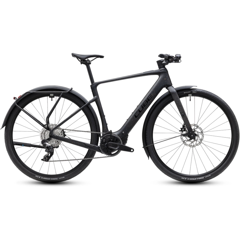 Nulane Hybrid C:62 SLX FE 28'' 12v 400 Bosch Performance SX Mineralblack’n’Orange 2027 Taglia XS - image
