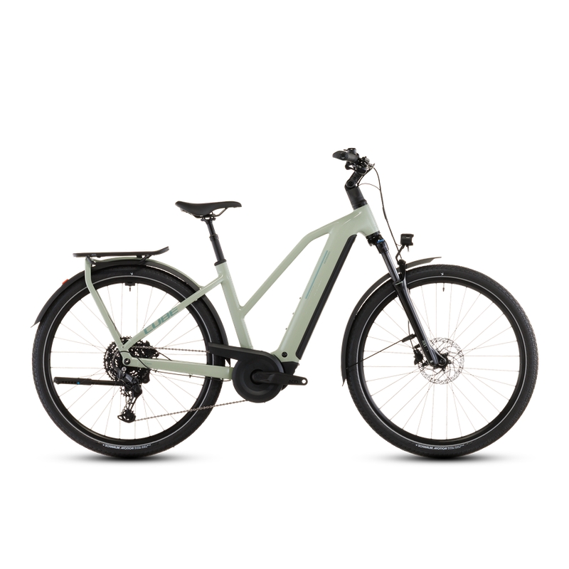 Katmandu Hybrid One Trapeze 28 '' 10V 100mm 800Wh Bosch uniformes CX Pea'n'green 2026 Tamanho XS