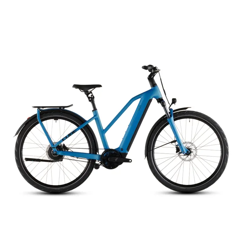 Kathmandu Hybrid Comfort Pro Trapeze 28 '' 1v 100mm 800Wh Bosch CX Azure'n’Black 2026 Size XS - image