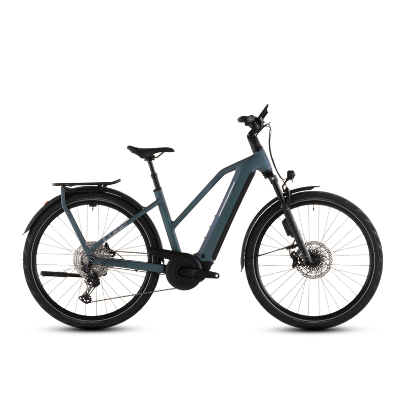 Katmandu Hybrid Exc Trapeze 28 '' 12V 100mm 800Wh Bosch CX Smaragdgrey'n'Prism 2026 Tamanho XS