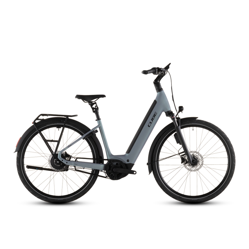 Supreme Hybrid Deluxe SLX Entrée facile 28 '' 1V 50mm 600Wh Bosch PX Seagrey'n’Black 2026 Taille S