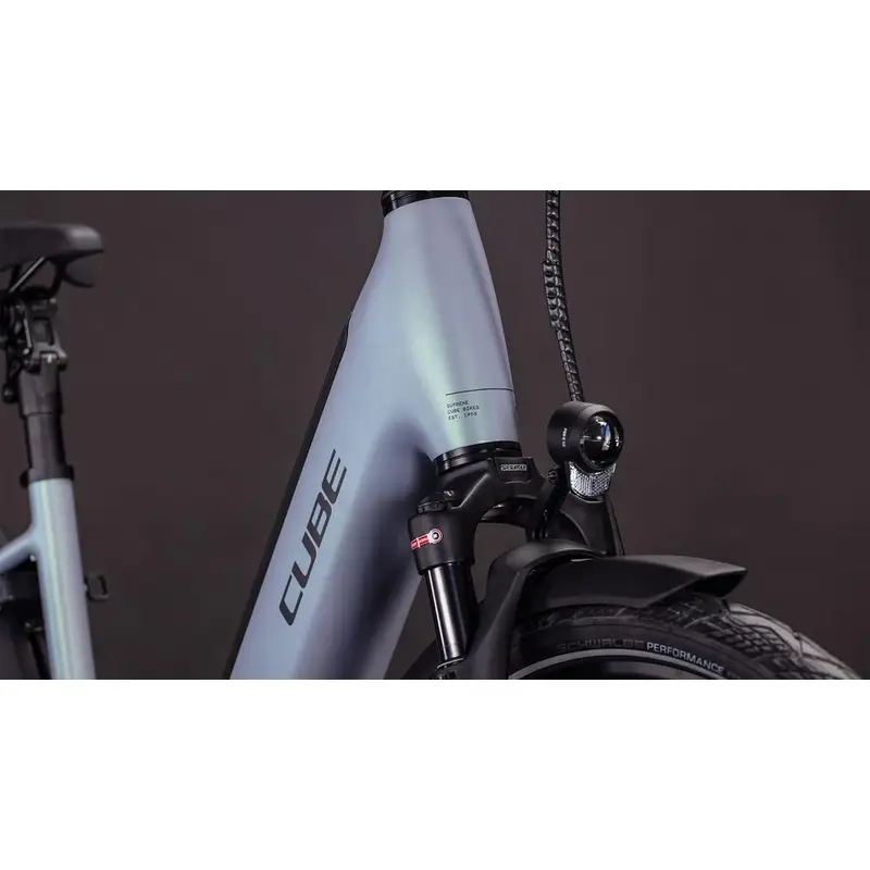 Supreme Hybrid Deluxe SLX Entrée facile 28 '' 1V 50mm 600Wh Bosch PX Seagrey'n’Black 2026 Taille S #5