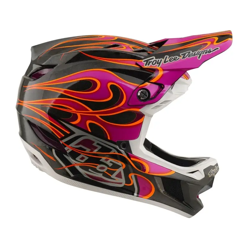 Capacete Integral D4 Carbon Torched Carbon/Magenta Tamanho XL (60-61) #5