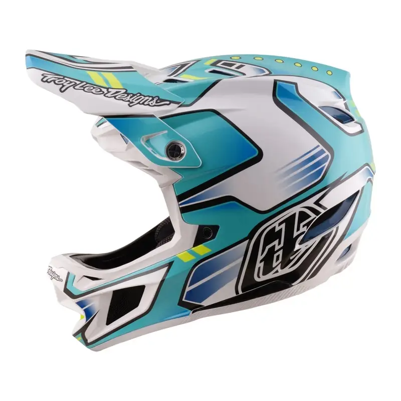D4 Crest Real Teal Full Face Helmet Size XS (53-54) - image