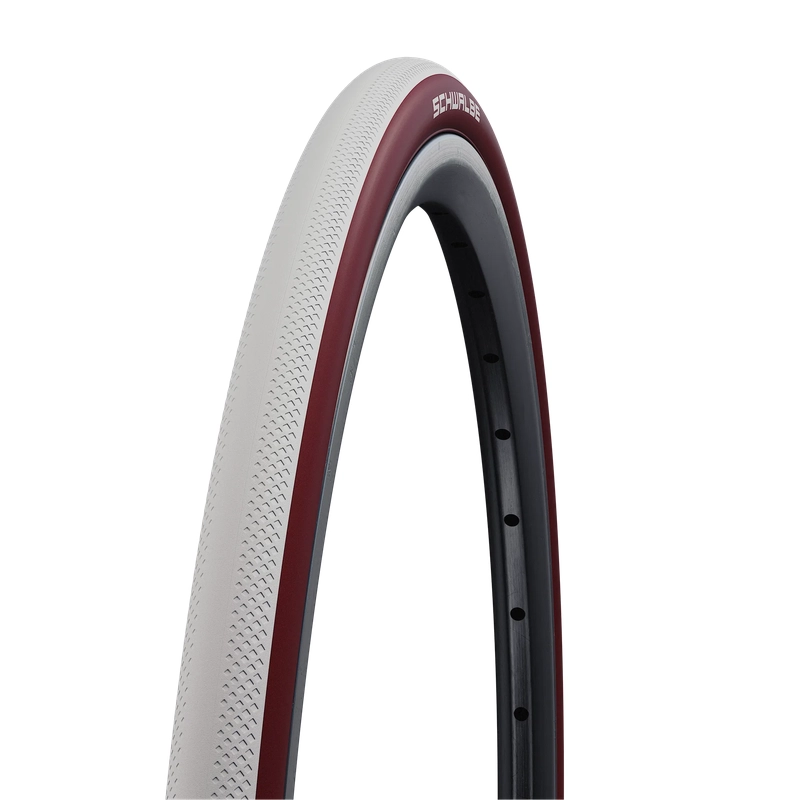 Dunk King HS612 Tire 26x1.00'' 25-559 Evolution WheelStar Folding White/Bordeaux - image