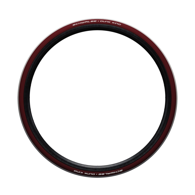 Dunk King HS612 Tire 26x1.00'' 25-559 Evolution WheelStar Folding White/Bordeaux #1