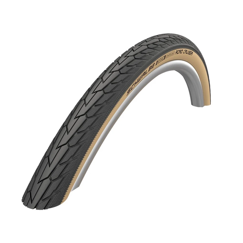 Copertone Road Cruiser HS484 700x47C TwinSkin K-Guard Green Compound Rigido Nero - image
