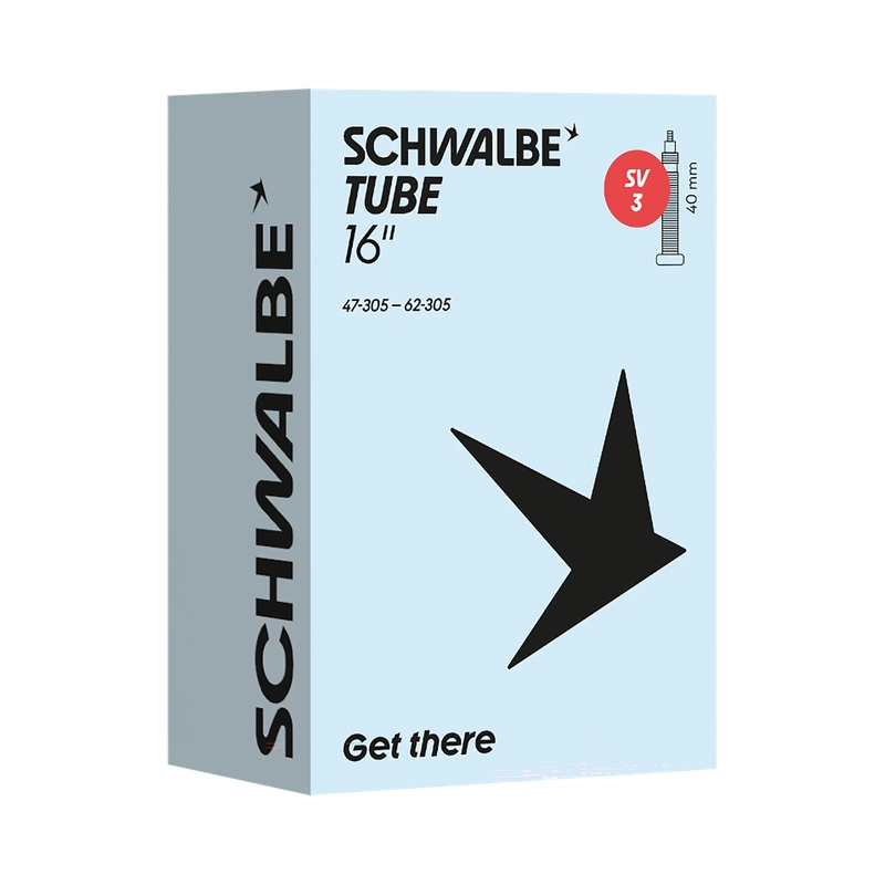 Schlauch 16x1,75-2,50'' Presta-Ventil 40mm - image