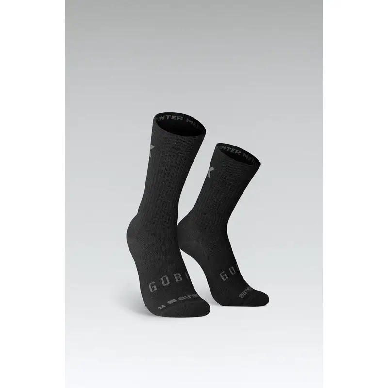 Merino-Wintersocken Schwarz Größe S/M (39-42) - image