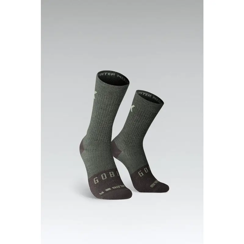 Merino Winter Socken Grün Größe S/M (39-42) - image