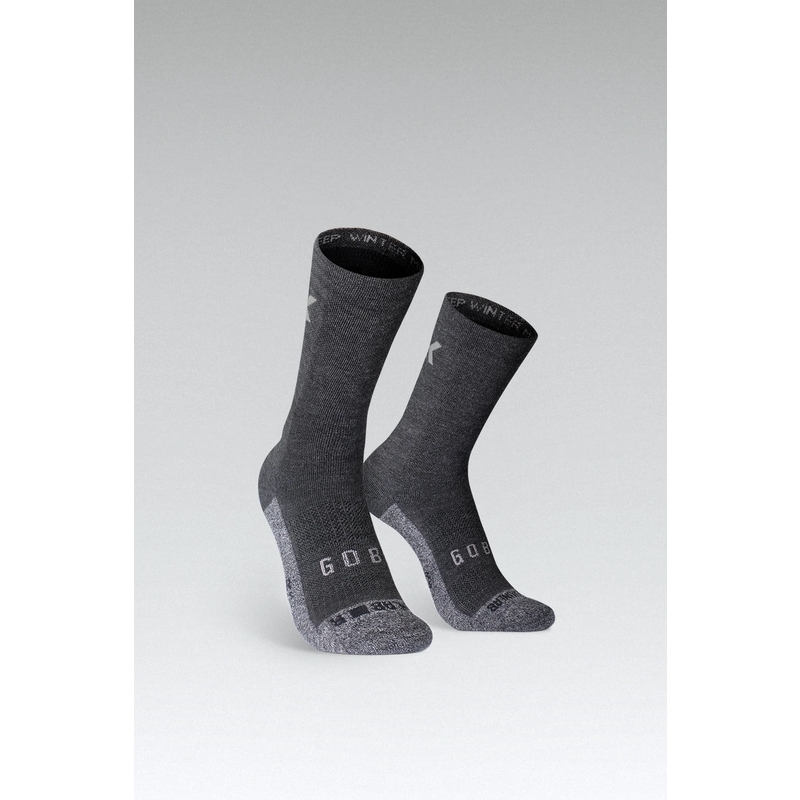 Winter Merino Socken Deep Grau Größe S/M (39-42)