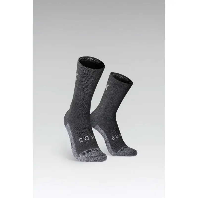 Winter Merino Socken Deep Grau Größe S/M (39-42) - image