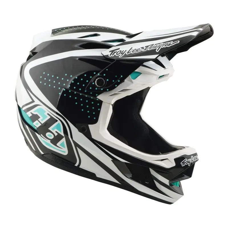 Casco Integral D4 The Line Blanco/Carbón Talla S (55-56) #5