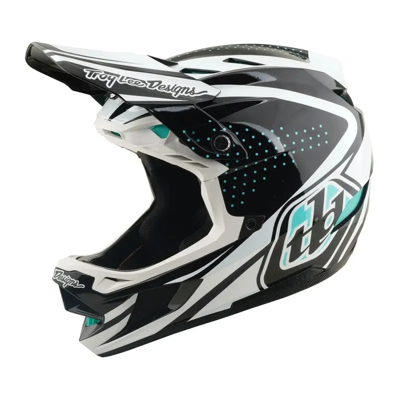 Casco Integral D4 The Line Blanco/Carbón Talla S (55-56) #6