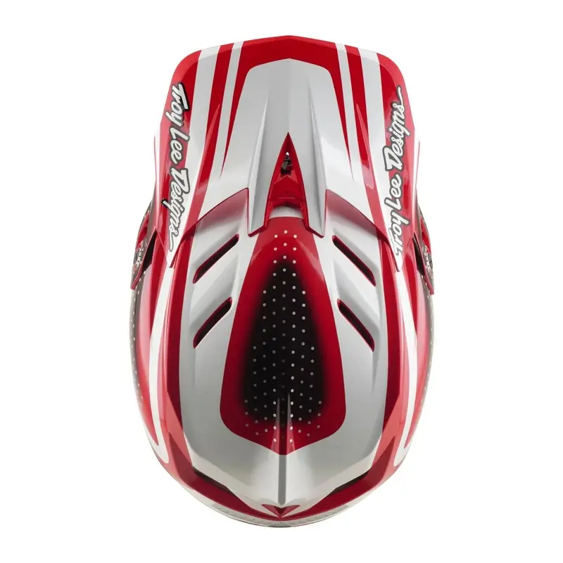 D4 The Line Full Face Helmet Red/White Size S (55-56) #3