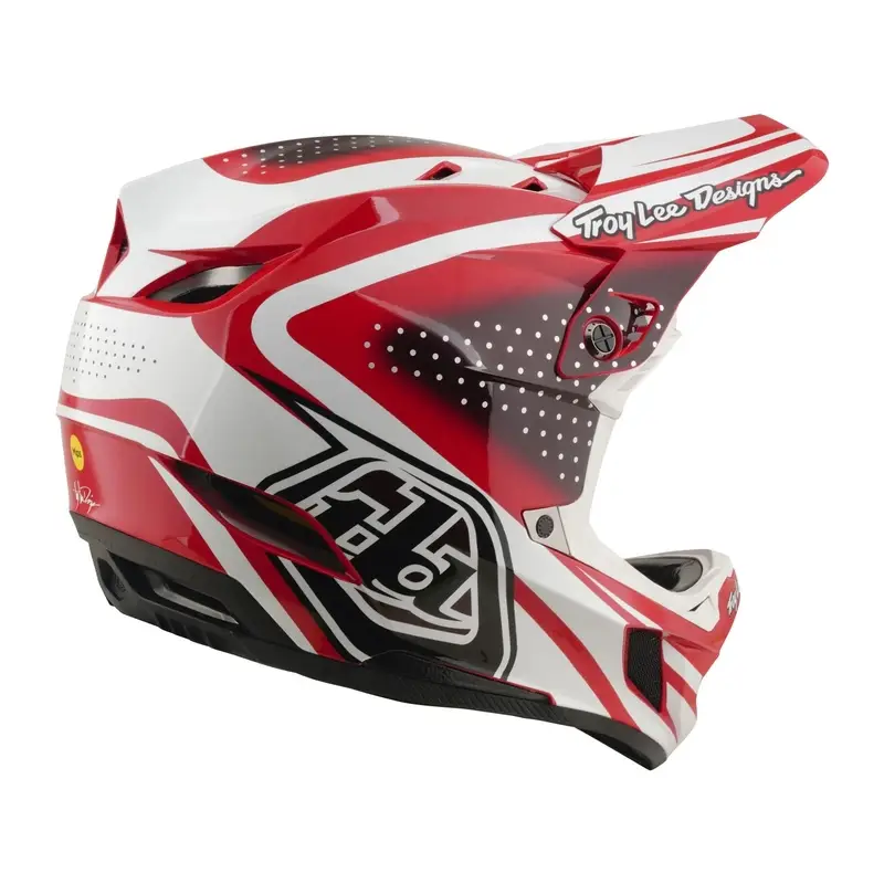 Casco Integrale D4 The Line Rosso/Bianco Taglia L (58-59) #1