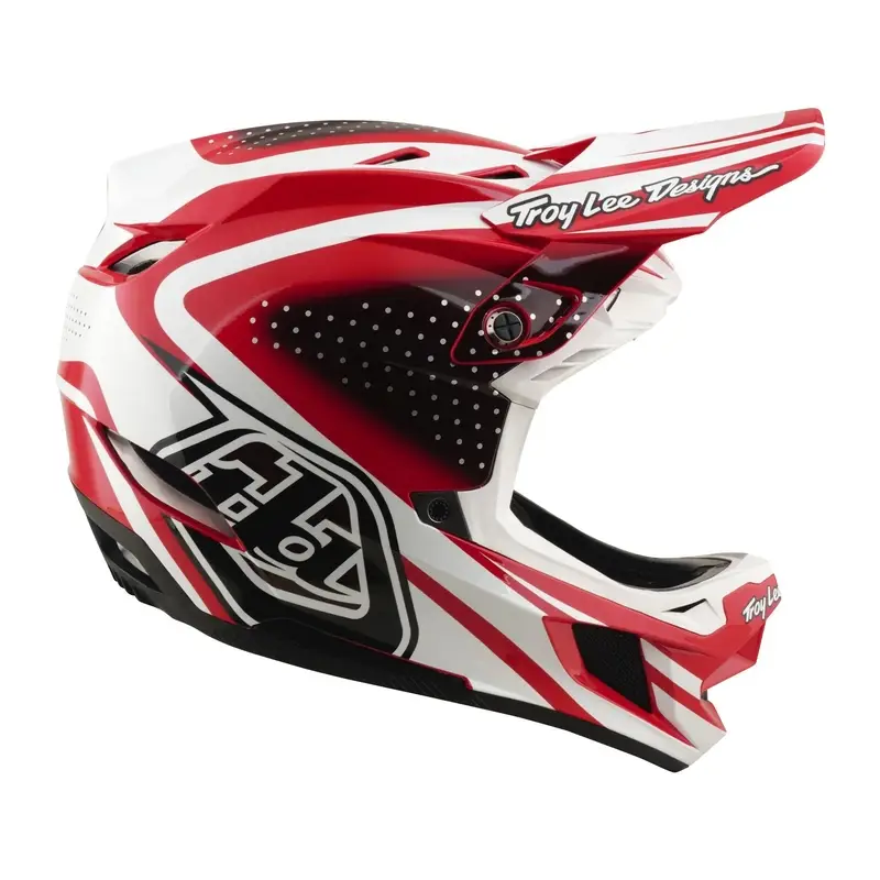 Casco Integrale D4 The Line Rosso/Bianco Taglia L (58-59) #5