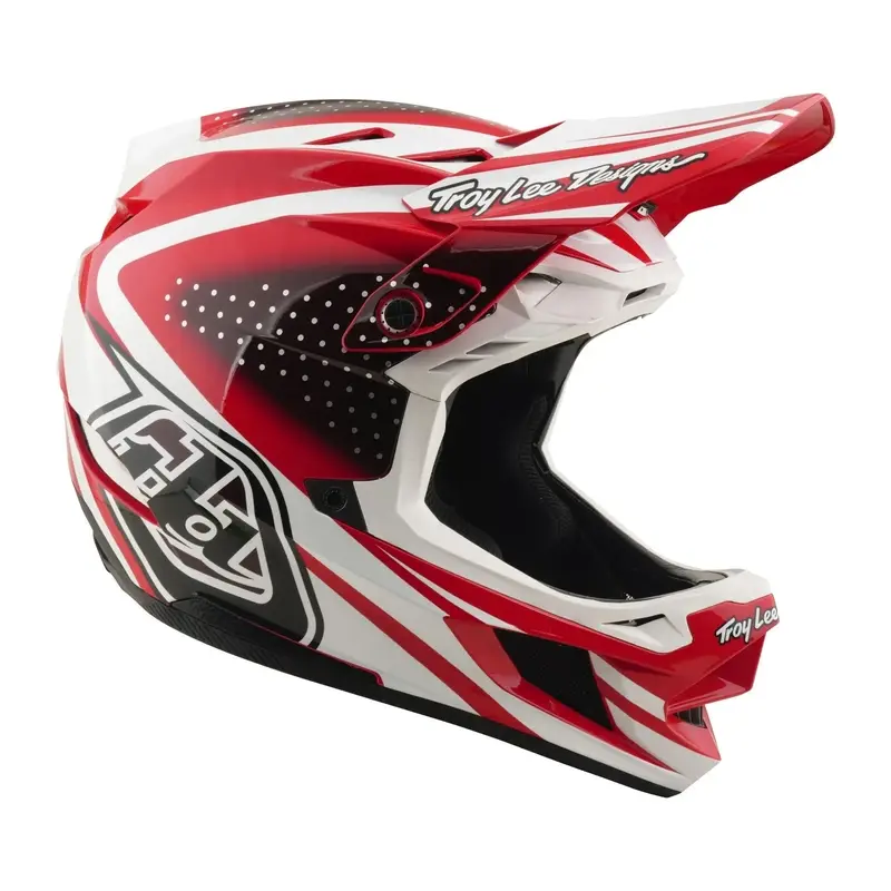 Casco Integrale D4 The Line Rosso/Bianco Taglia L (58-59) #6