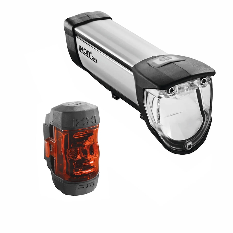 juego de luces led delantera ixon core 50 lux trasera ixxi usb